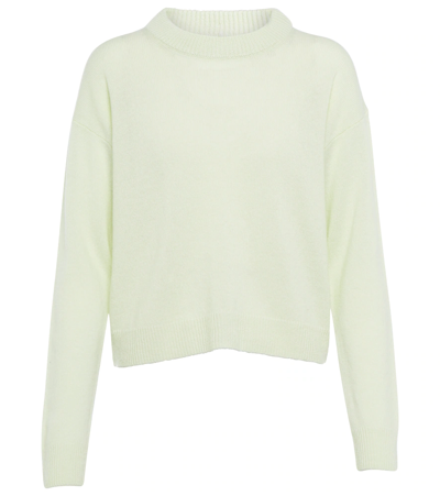 Shop Jardin Des Orangers Wool And Cashmere Sweater In Light Green