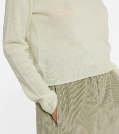 Shop Jardin Des Orangers Wool And Cashmere Sweater In Light Green