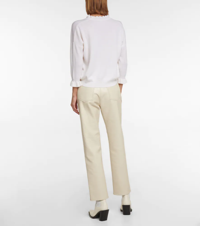 Shop Jardin Des Orangers Wool And Cashmere Sweater In White