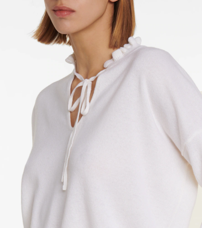Shop Jardin Des Orangers Wool And Cashmere Sweater In White