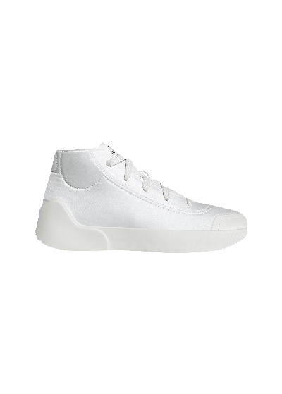 Shop Adidas By Stella Mccartney Asmc Treino Recycled Mid-top Sneakers In White