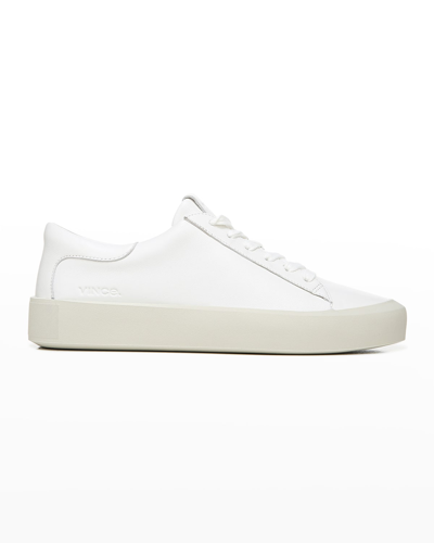 Shop Vince Gabi Lace-up Sneakers In Ivory