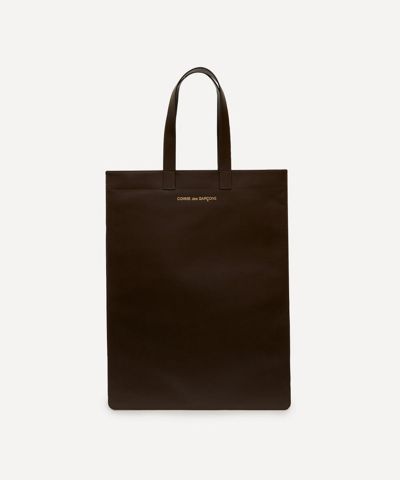 Shop Comme Des Garçons Classic Leather Tote Bag In Brown