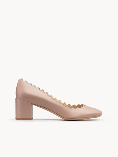 Shop Chloé Lauren Pumps Pink Size 5 100% Sheepskin