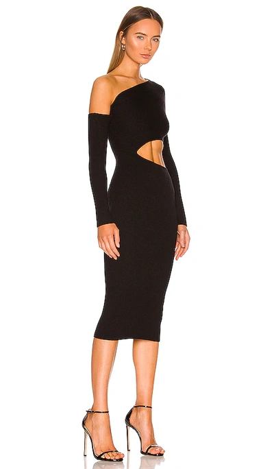 Camila Coelho Nahla Knit Dress In Black