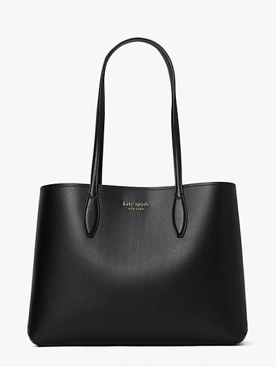 Shop Kate Spade All Day Large Tote In Black/black