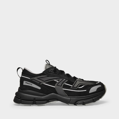 Shop Axel Arigato Marathon R-trail Sneakers -  - Leather - Black/dark Grey