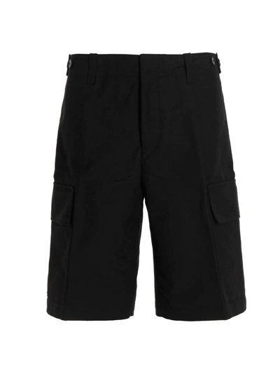 Shop Jil Sander Tailored Cargo Shorts In Black
