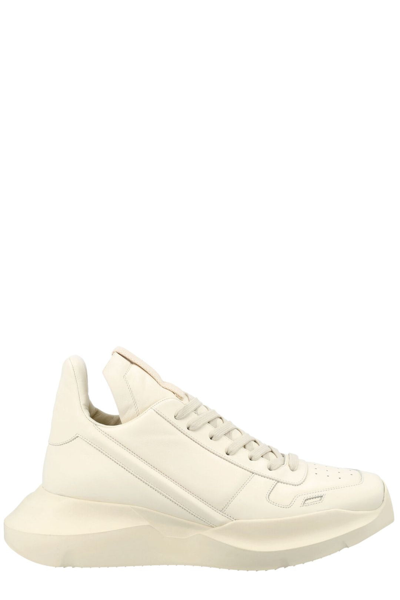 Shop Rick Owens Geth Runner Lace In White