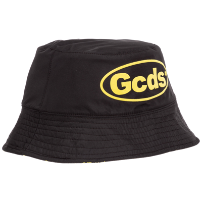 Shop Gcds Men's Hat   Reversible In Black