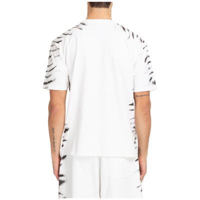 Shop Mauna Kea Men's Short Sleeve T-shirt Crew Neckline Jumper  Tiger In White