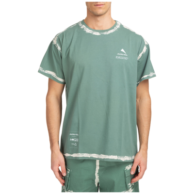 Shop Mauna Kea Men's Short Sleeve T-shirt Crew Neckline Jumper In Green