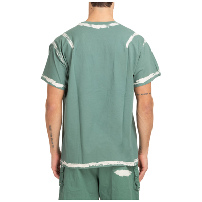 Shop Mauna Kea Men's Short Sleeve T-shirt Crew Neckline Jumper In Green