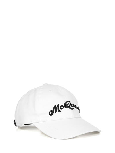 Shop Alexander Mcqueen Cap In White