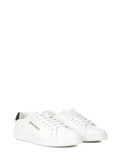 Shop Palm Angels New Tennis Sneakers In White