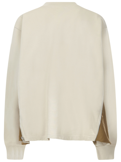 Shop Ambush Sweatshirt In Ivory