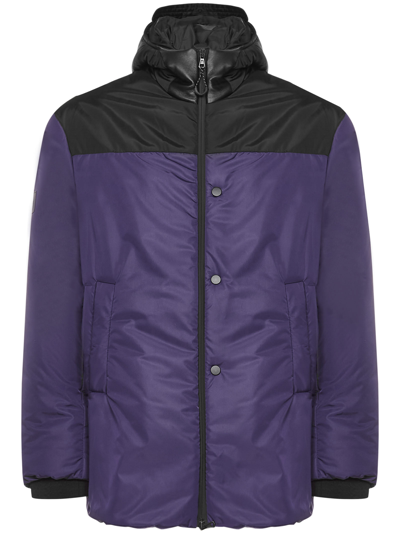 Shop Low Brand Jacket In Purple