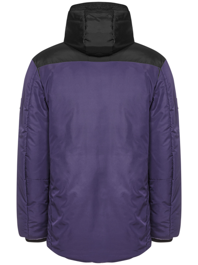 Shop Low Brand Jacket In Purple