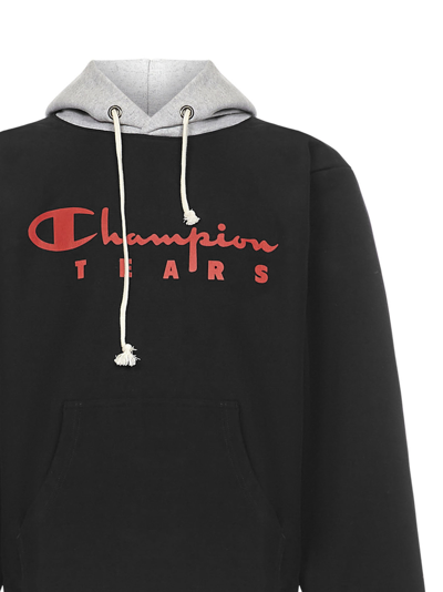 Shop Champion Tears Sweatshirt In Black