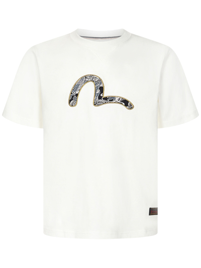 Shop Evisu T-shirt In White