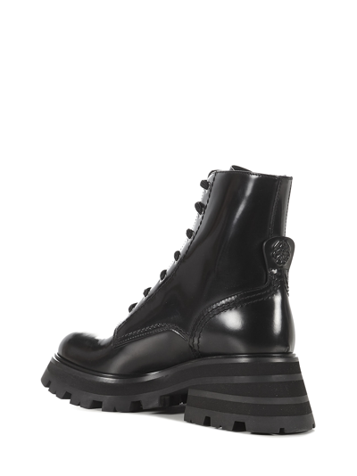 Shop Alexander Mcqueen Wander Boots In Black