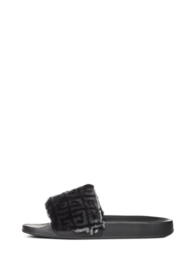 Shop Givenchy Sandals In Black
