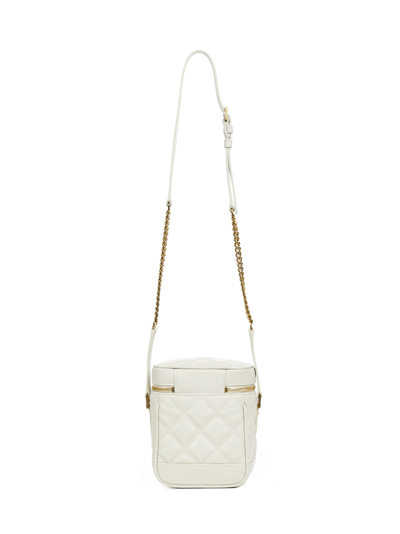 Saint Laurent Vanity 80's Shoulder Bag In White | ModeSens