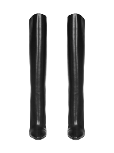 Shop Saint Laurent 68 Tube Boots In Black