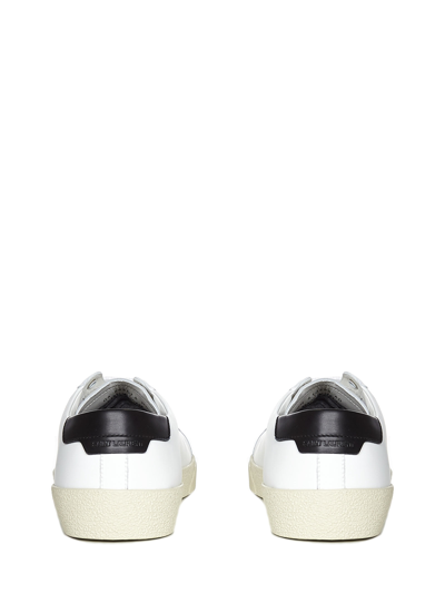 Shop Saint Laurent Court Sl/06 Sneakers In White