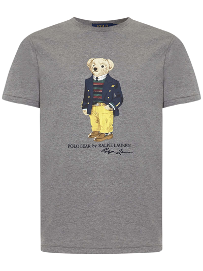 T-shirts Ralph Lauren - Polo Bear T-shirt in gray - 710853310004