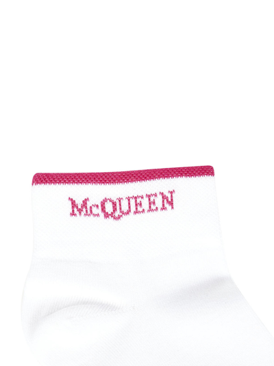 Shop Alexander Mcqueen Socks In White