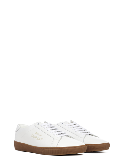 Shop Saint Laurent Sain Laurent Court Classic Sl/06 Sneakers In White