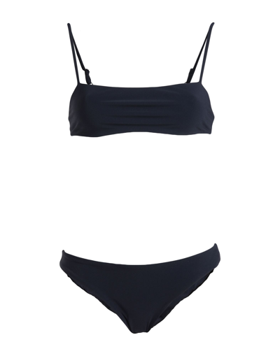 Shop Jil Sander + Woman Bikini Midnight Blue Size Xl Polyamide, Elastane