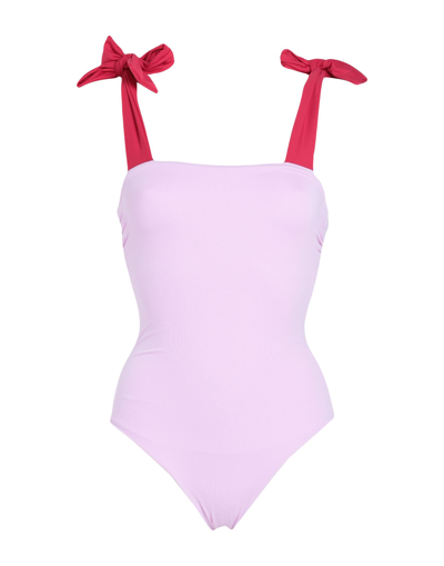 Shop S And S Woman One-piece Swimsuit Light Purple Size 4 Polyamide, Elastane