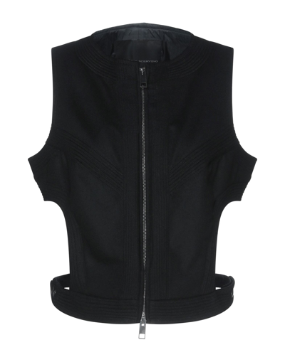 Shop Ermanno Scervino Woman Jacket Black Size 8 Virgin Wool, Polyester
