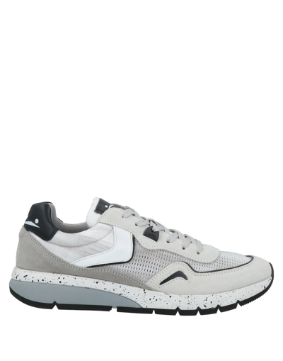Shop Voile Blanche Man Sneakers Light Grey Size 7 Soft Leather, Textile Fibers