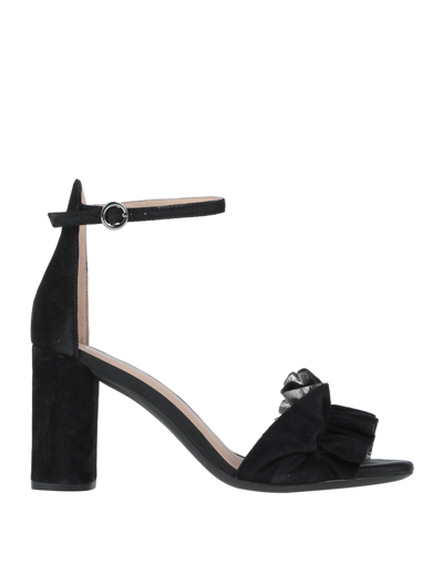 Shop Geox Woman Sandals Black Size 6.5 Soft Leather