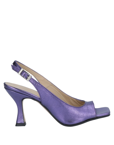 Shop Marian Woman Sandals Purple Size 8 Soft Leather
