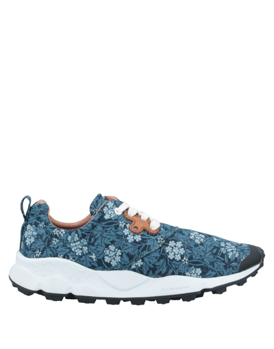 Shop Flower Mountain Sneakers In Blue