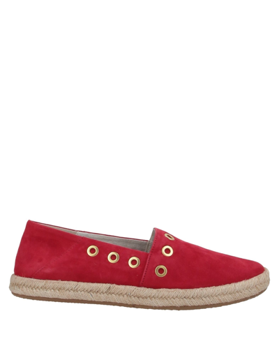 Shop Geox Woman Espadrilles Red Size 6 Goat Skin