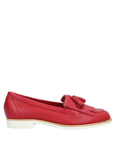 Shop Carlo Pazolini Woman Loafers Red Size 6 Soft Leather