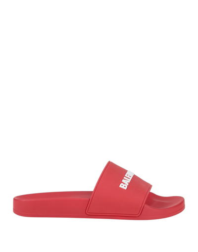 Shop Balenciaga Sandals In Red
