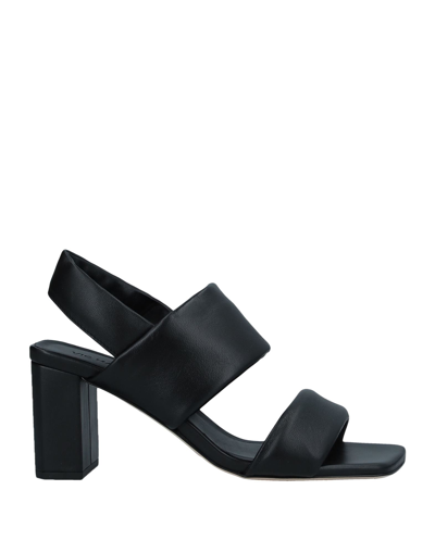 Shop Vic Matie Vic Matiē Woman Sandals Black Size 6 Soft Leather