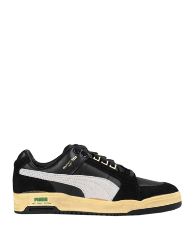 Shop Puma Slipstream Lo The Neverworn Man Sneakers Black Size 9 Soft Leather