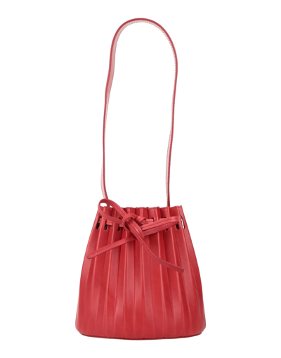 Shop Mansur Gavriel Handbags In Red