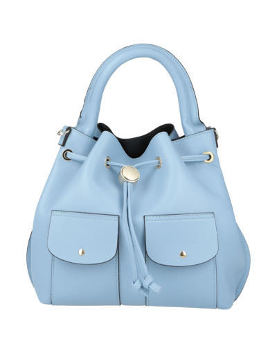 Shop Ab Asia Bellucci Handbags In Sky Blue