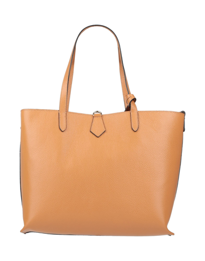 Shop Ab Asia Bellucci Handbags In Tan
