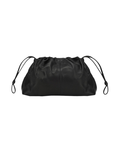 Topshop Leather Drawstring Crossbody Bag In Black | ModeSens