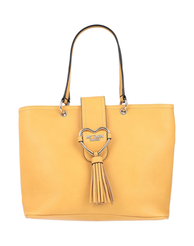 Shop My Twin Twinset Woman Handbag Ocher Size - Polyurethane In Yellow