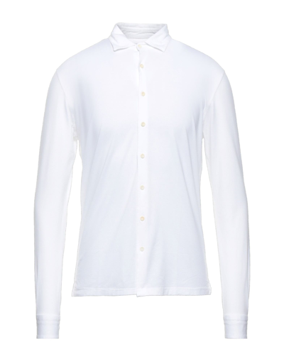 Shop Gran Sasso Man Shirt White Size 46 Cotton